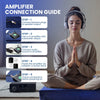 Vibroacoustic Therapy Meditation Cushion bundle with custom amplifier