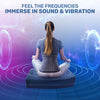 Vibroacoustic Therapy Zafu Meditation Cushion bundle with custom amplifier